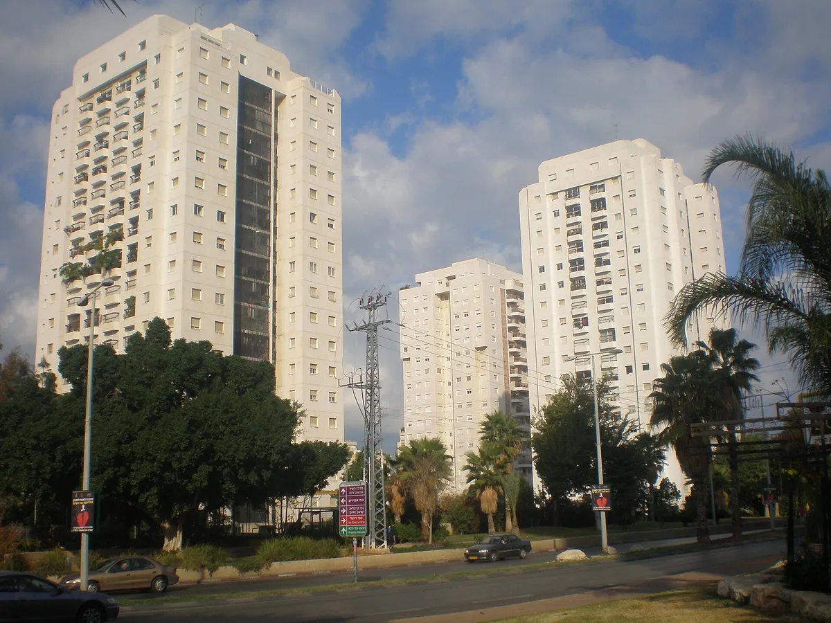Apartment towers in the Neve Amirim neighbourhood of Herzliya